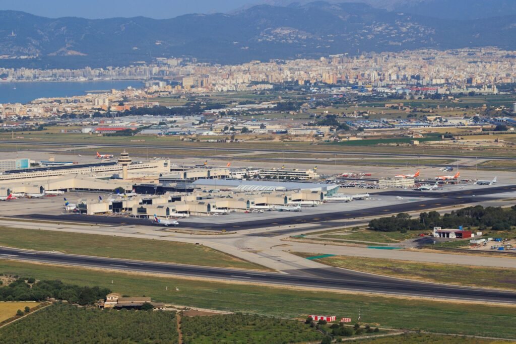 Airport in Europe. Aviation Growth.